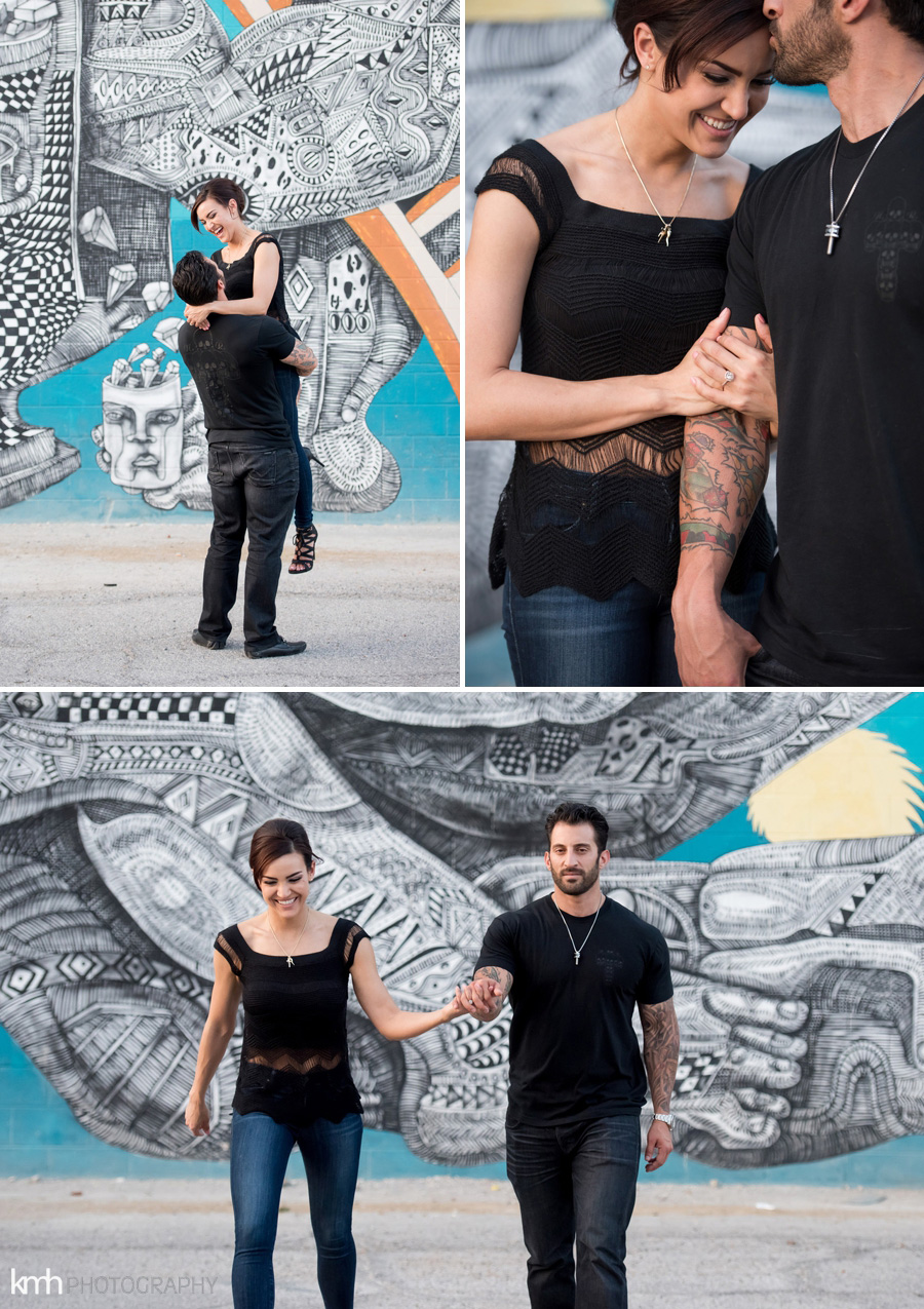 Neon Museum + Downtown Las Vegas Engagement Photography | KMH Photography