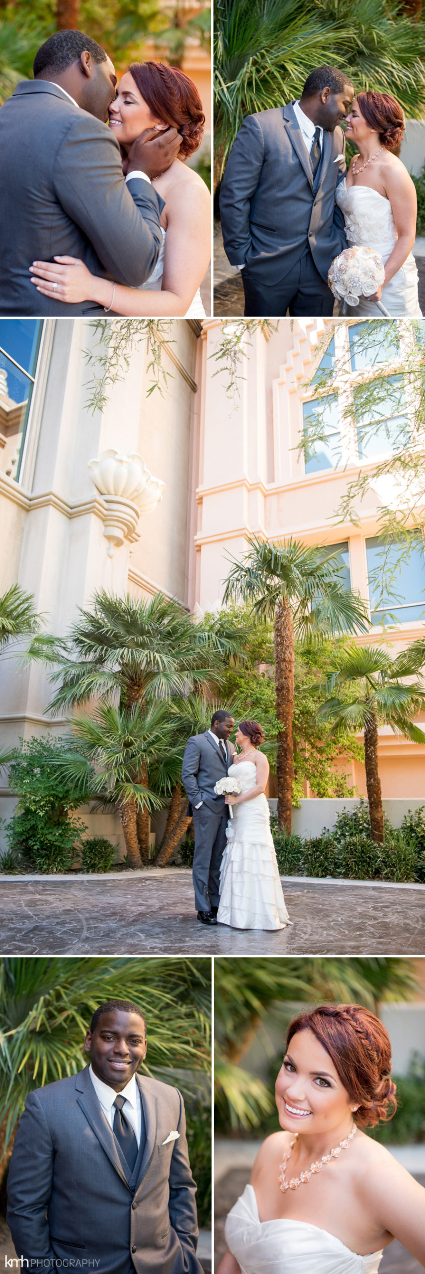 Las Vegas Strip Wedding | Mandalay Bay & Joe's Stone Crab at Caesars Palace | KMH Photography, Las Vegas Wedding Photographer