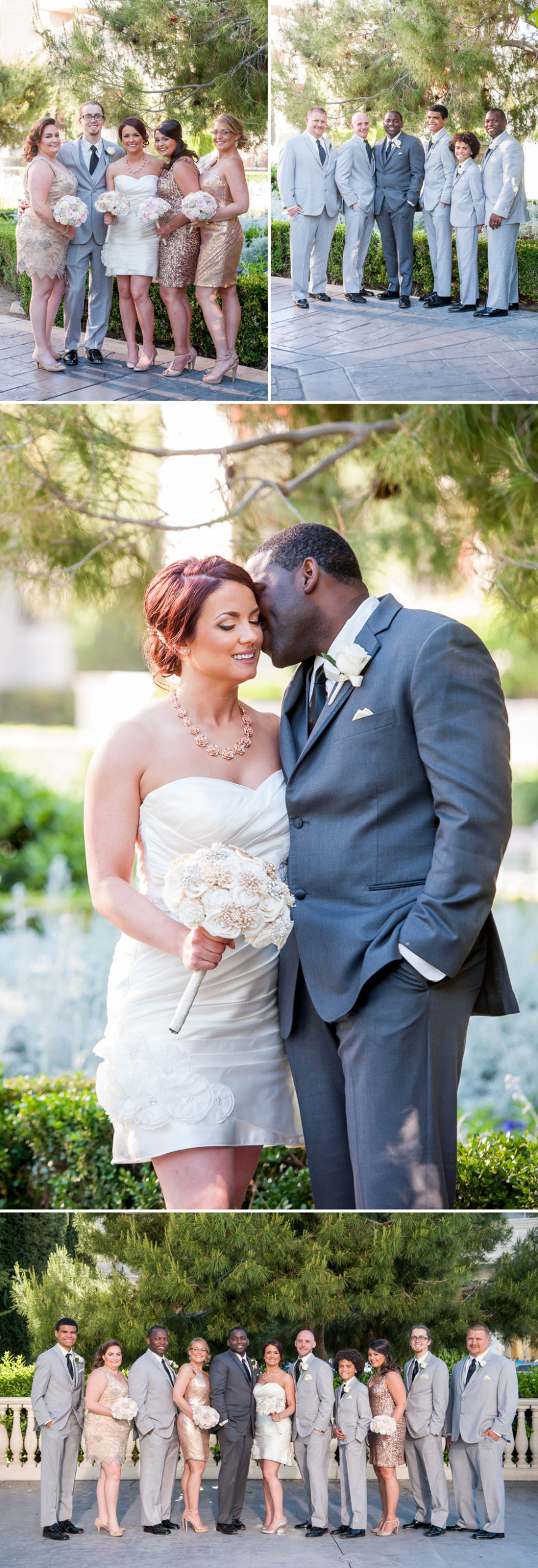 Las Vegas Strip Wedding | Mandalay Bay & Joe's Stone Crab at Caesars Palace | KMH Photography, Las Vegas Wedding Photographer