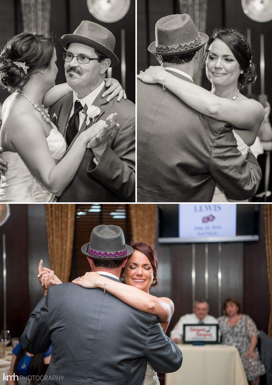 Las Vegas Strip Wedding | Mandalay Bay & Joe's Stone Crab at Caesars Palace | KMH Photography, Las Vegas Wedding Photographer