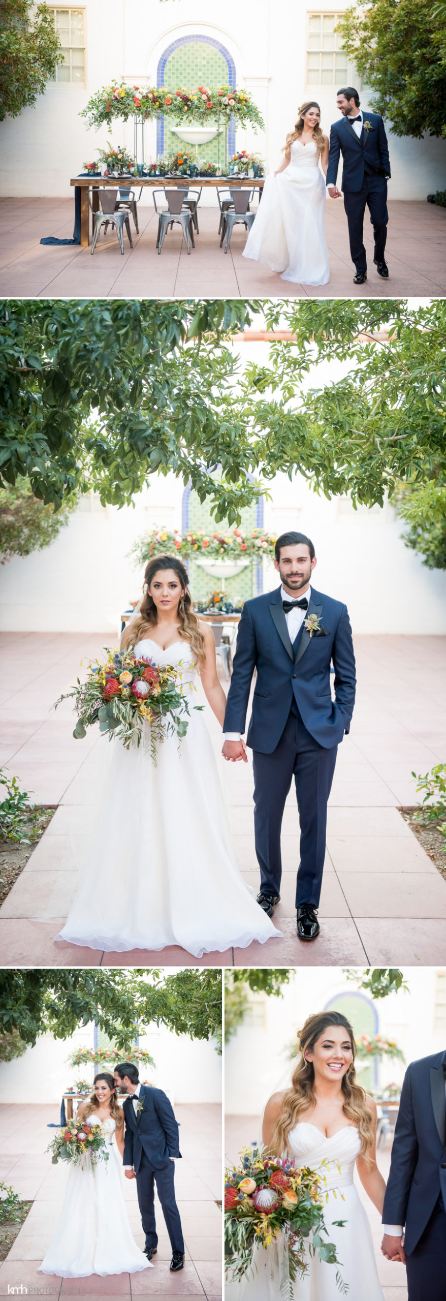 Lush, Colorful Summer Wedding Inspiration | Historic Fifth Street School Wedding in Las Vegas, NV