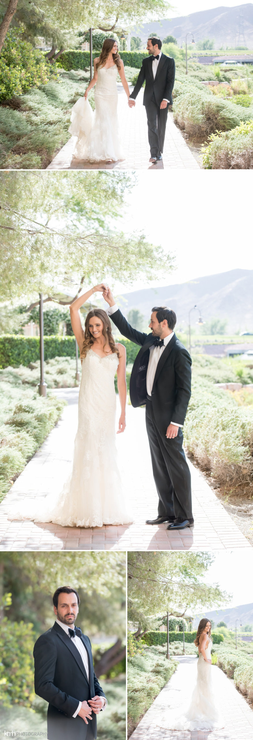 Glamorous Black Tie Wedding at Hilton Lake Las Vegas Resort | KMH Photography