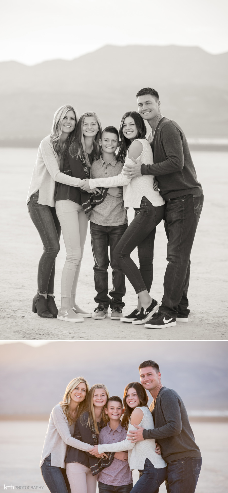 Las Vegas Dry Lake Bed Family Portraits | KMH Photography, Las Vegas Family Photographer