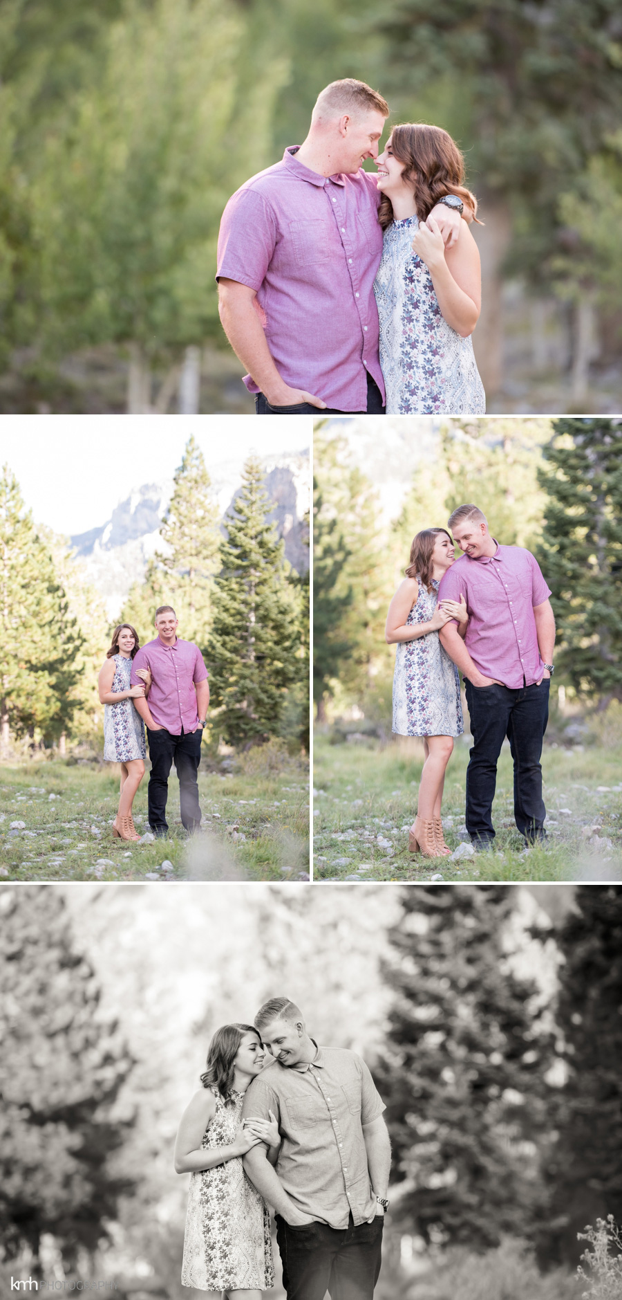 Las Vegas First Responders Mountain Engagement Session | KMH Photography, Las Vegas Engagement Photographer