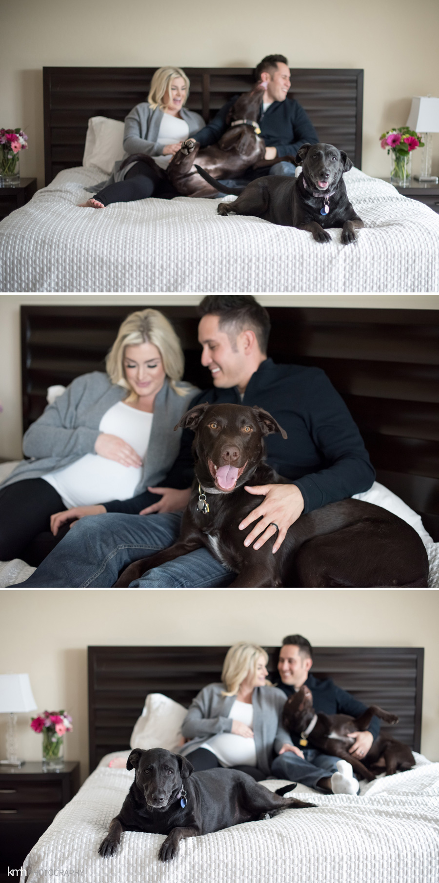 Las Vegas Maternity Photoshoot In Home | KMH Photography 
