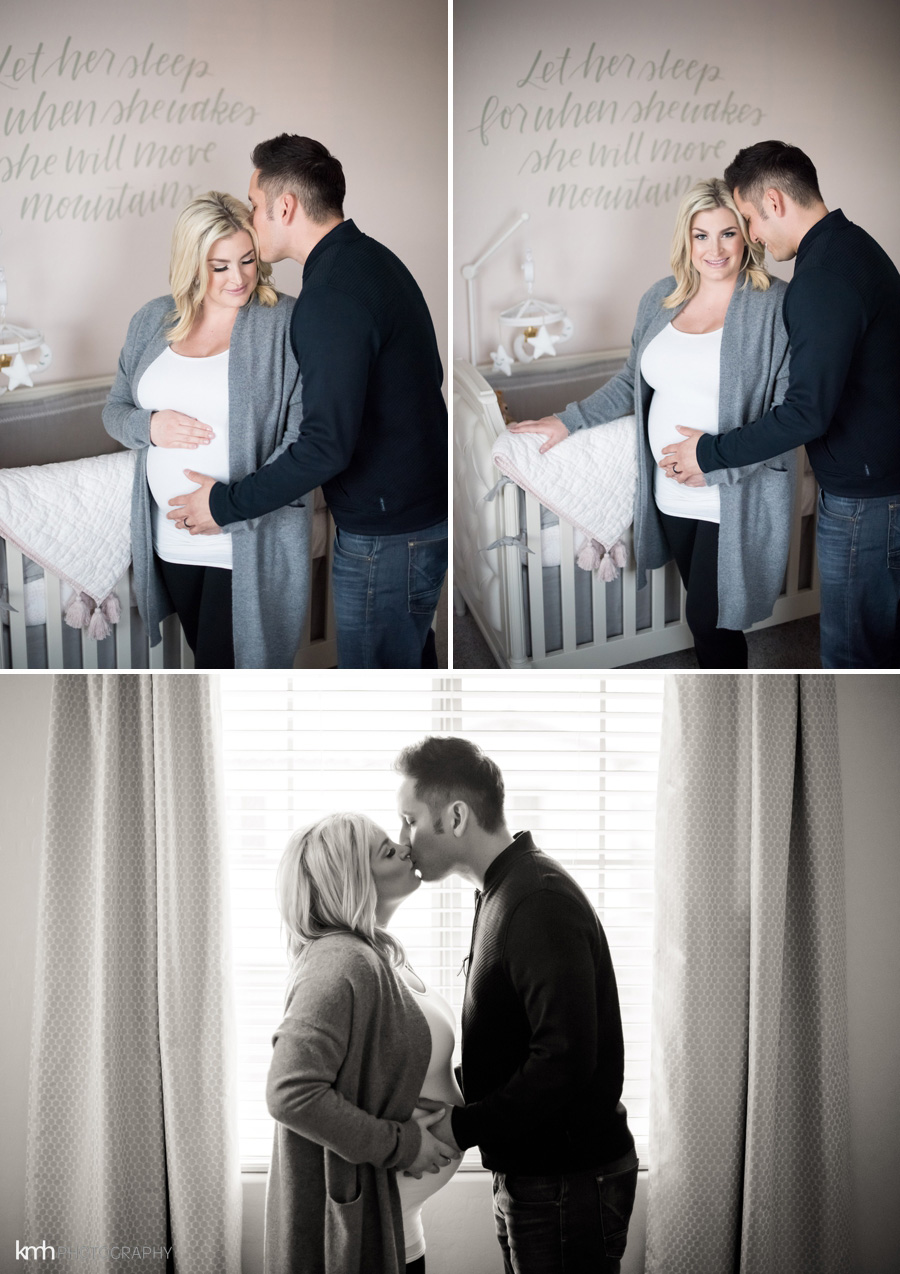 Las Vegas Maternity Photoshoot In Home | KMH Photography 