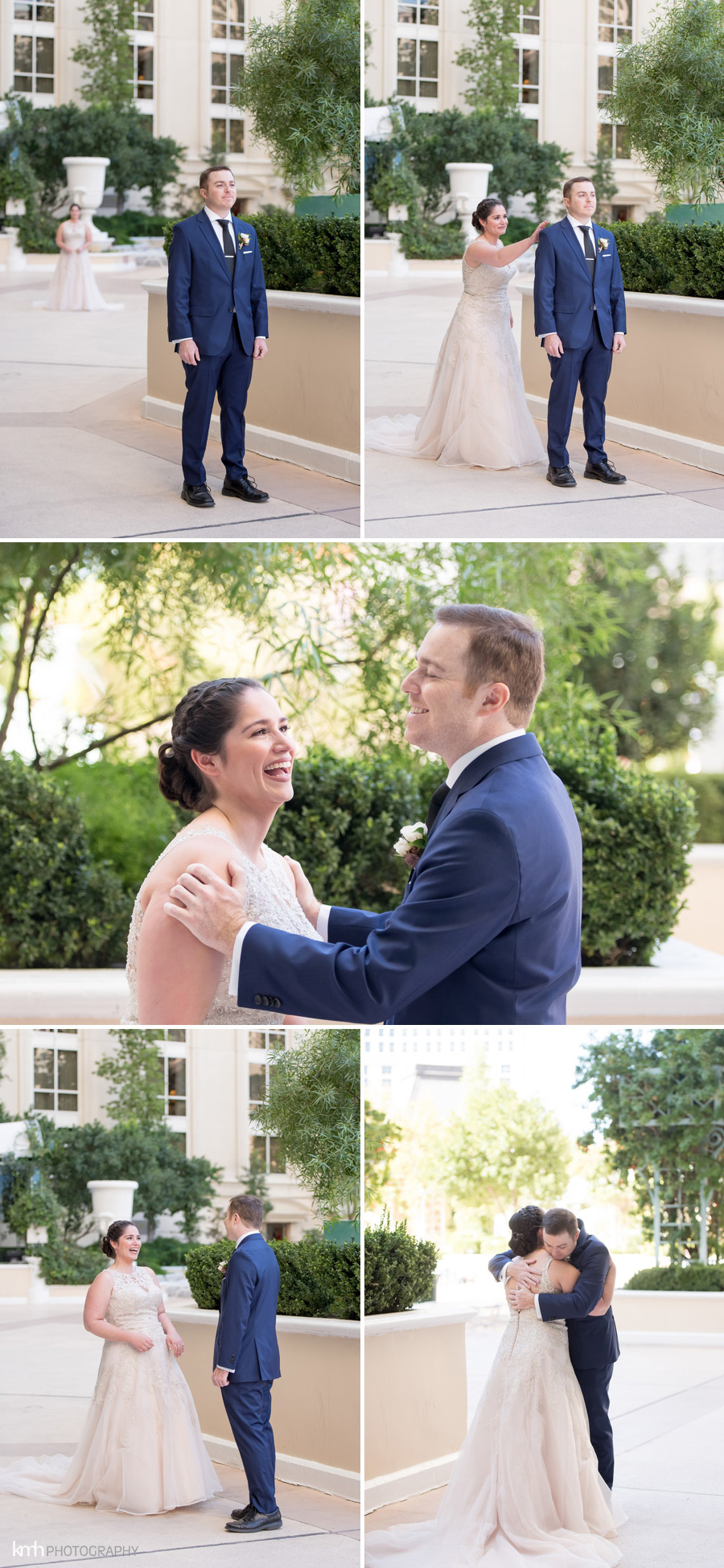 Elegant Rooftop Wedding at Chateau Nightclub at Paris Las Vegas | KMH Photography, Las Vegas Wedding Photographer