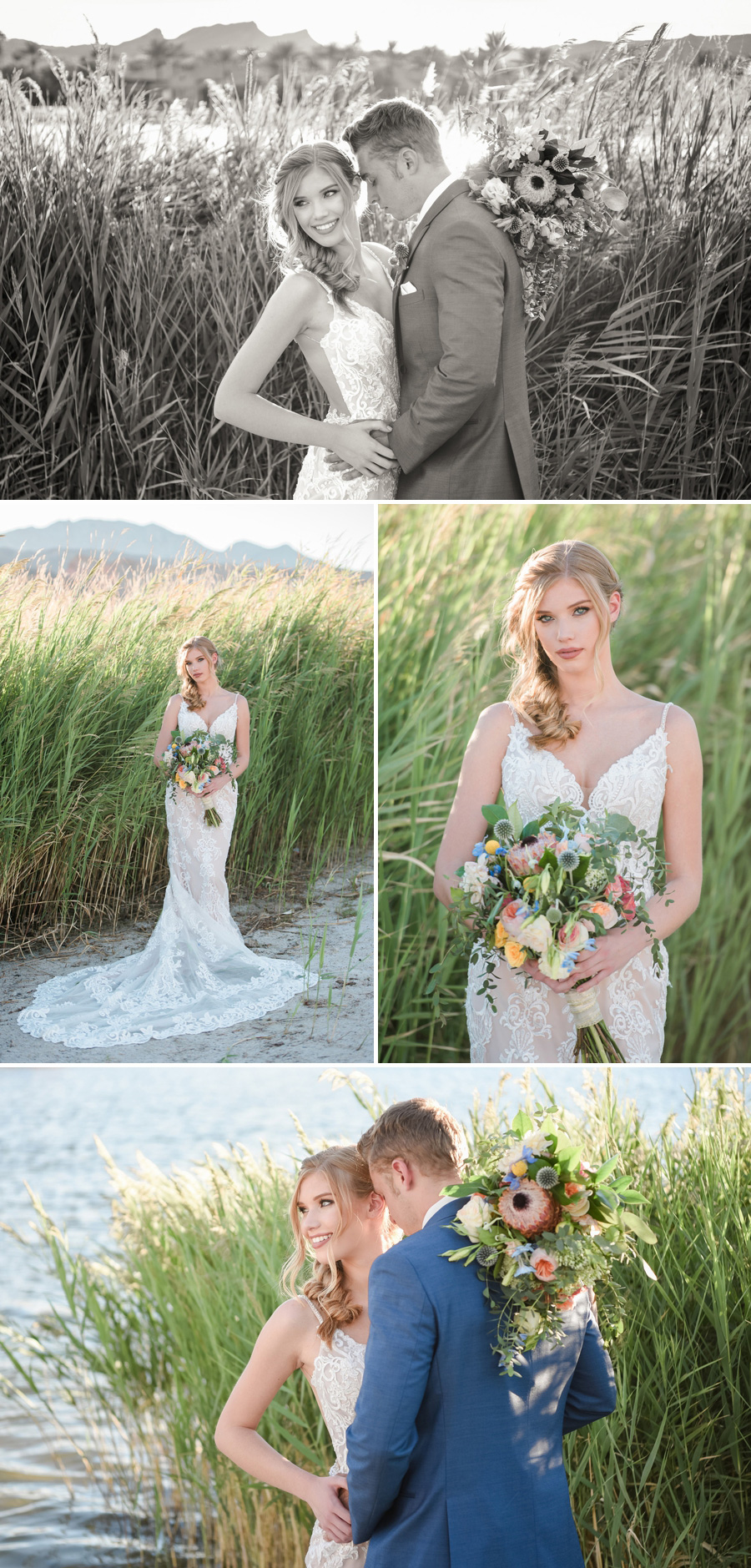 Lakeside Watercolor Wedding Inspiration | Kristen Marie Weddings + Portraits | Southshore Lake Club at Lake Las Vegas