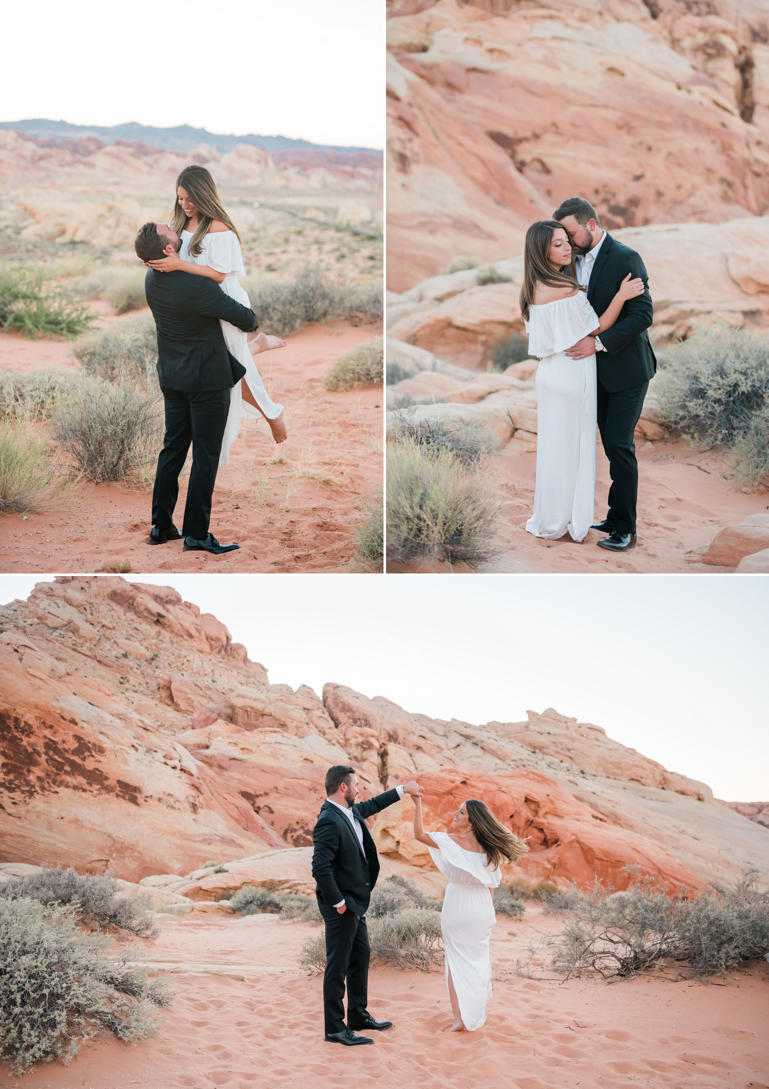 Valley of Fire Engagement Session | Kristen Marie Weddings + Portraits | Las Vegas Wedding Photographer