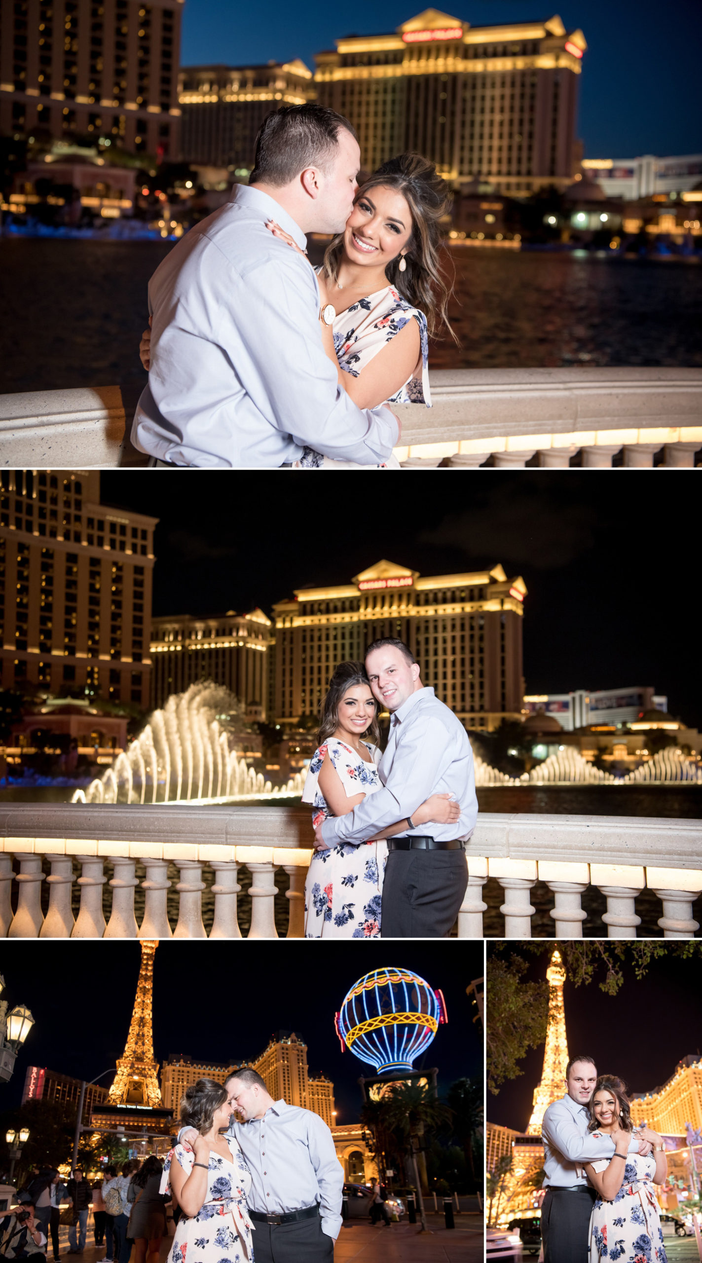 Las Vegas Strip Engagement Session | Kristen Marie Weddings + Portraits | Location Available for Full-Day Wedding Clients