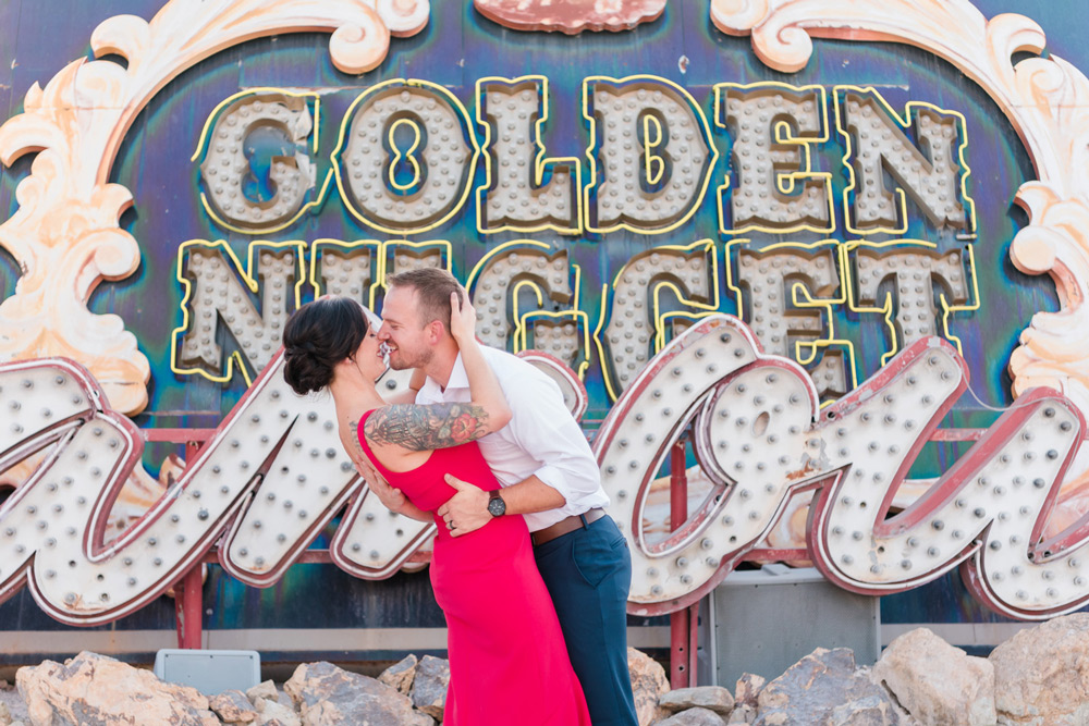 Neon Museum Elopement | Kristen Marie Weddings + Portraits | Las Vegas Wedding Photographer