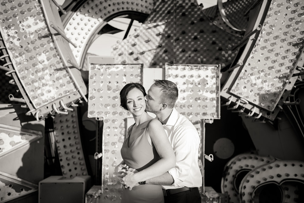 Neon Museum Elopement | Kristen Marie Weddings + Portraits | Las Vegas Wedding Photographer