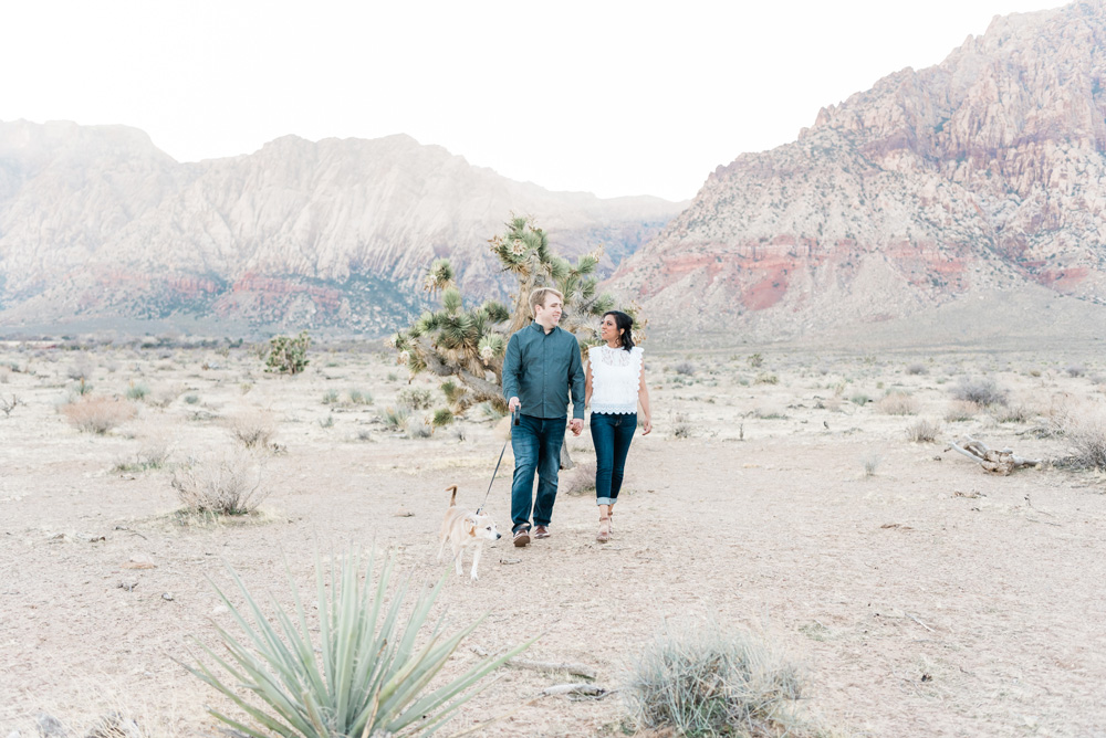 Las Vegas Desert Engagement Session | Kristen Marie Weddings + Portraits