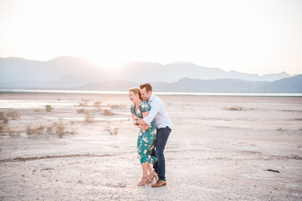 Dry Lake Bed Engagement Session | Kristen Marie Weddings + Portraits | Las Vegas Wedding Photographer
