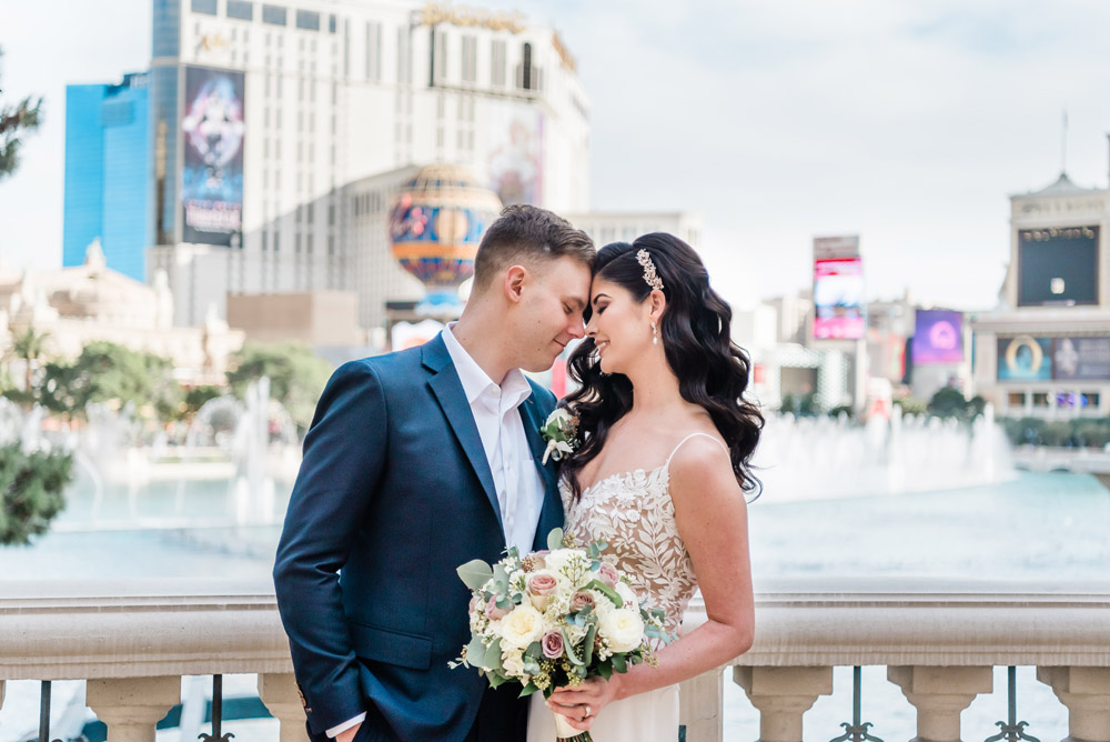 Bellagio Las Vegas Wedding | Kristen Marie Weddings + Portraits | Las Vegas Wedding Photographer