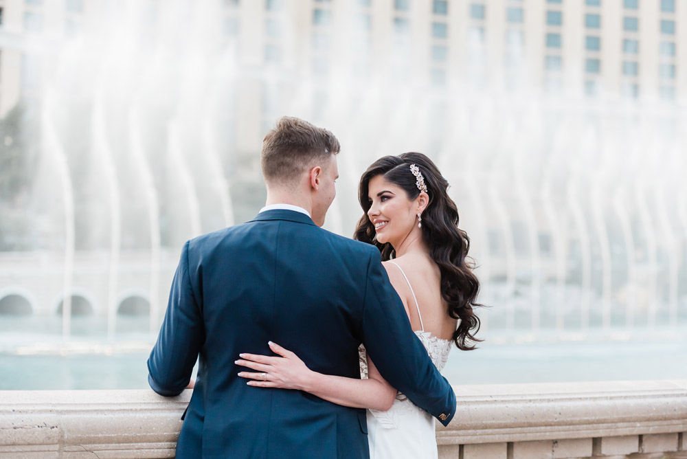 Bellagio Las Vegas Wedding | Kristen Marie Weddings + Portraits | Las Vegas Wedding Photographer