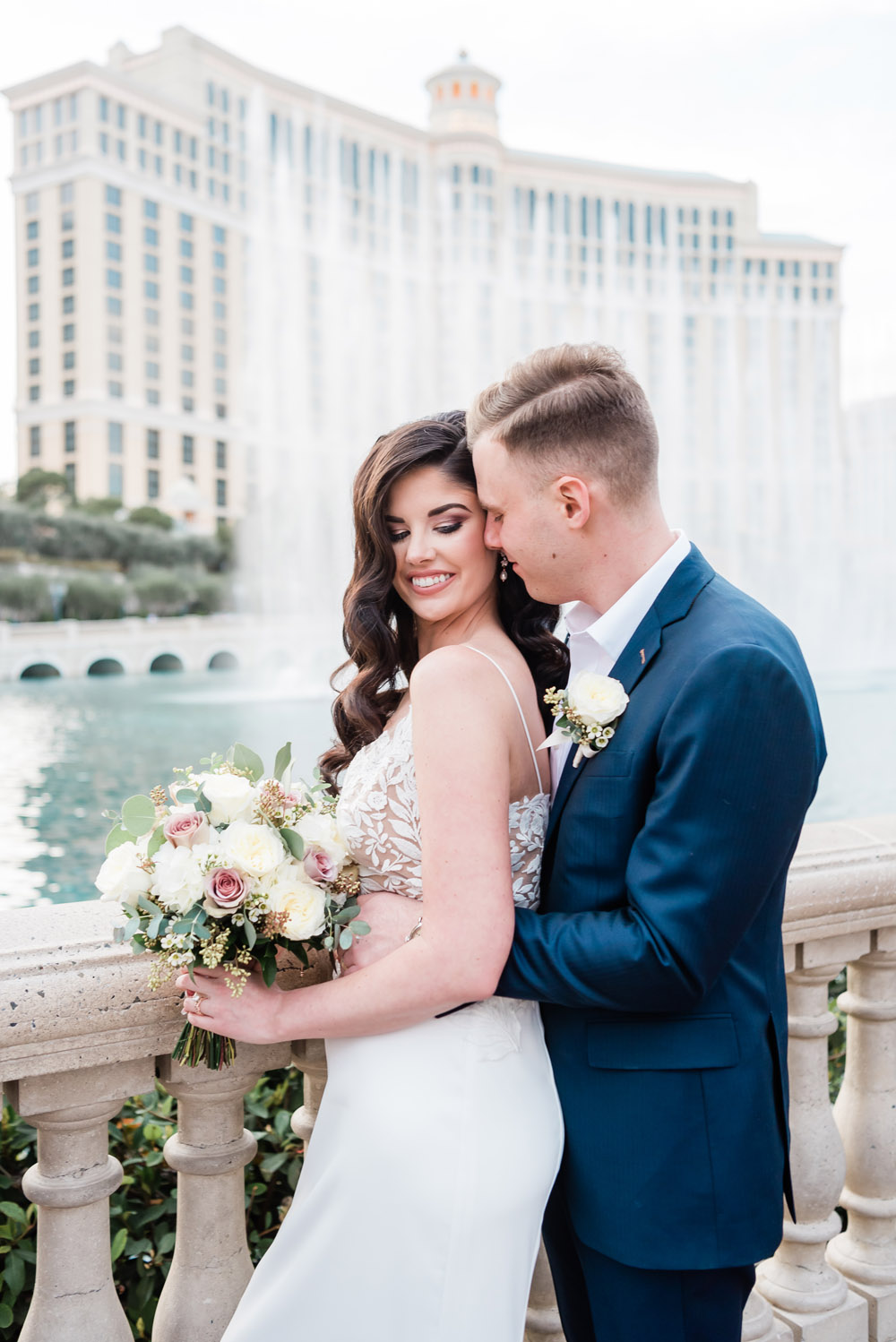 Bellagio Las Vegas Wedding | Kristen Marie Weddings + Portraits | Las Vegas Wedding Photographer