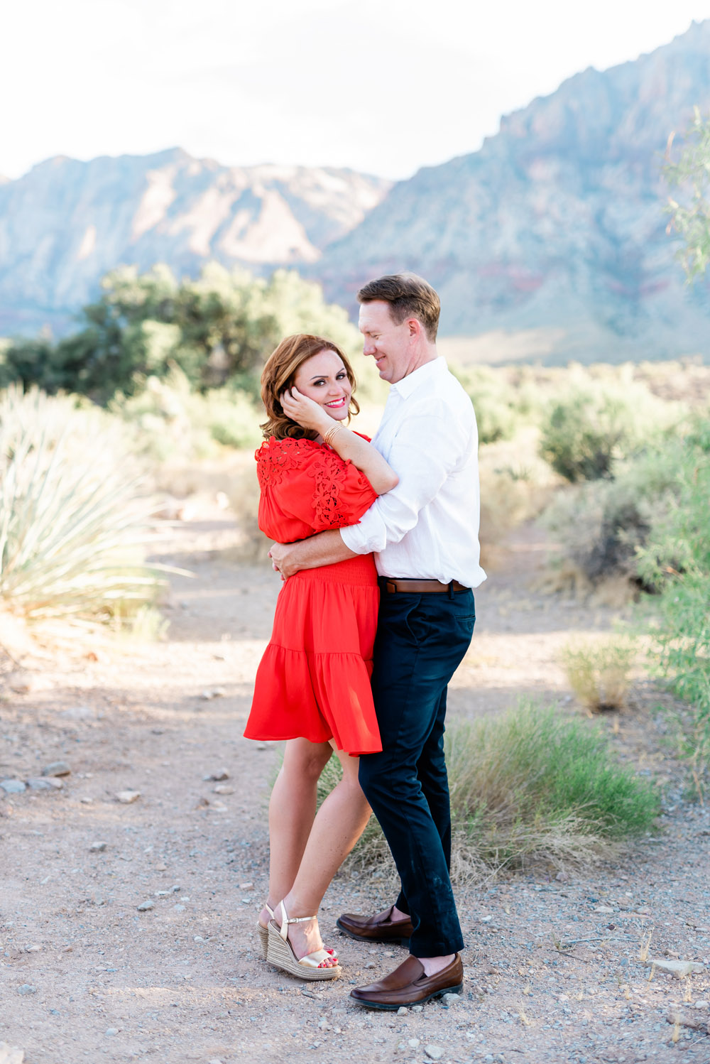 Las Vegas Desert Engagement Session | Kristen Marie Weddings + Portraits