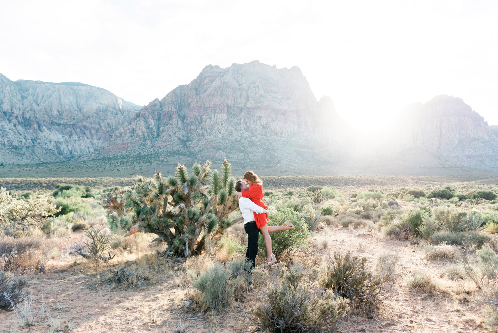 Las Vegas Desert Engagement Session | Kristen Marie Weddings + Portraits