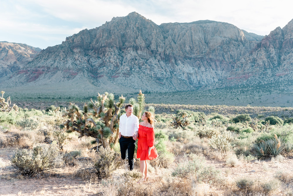 Las Vegas Desert Engagement Session | Kristen Marie Weddings + Portraits