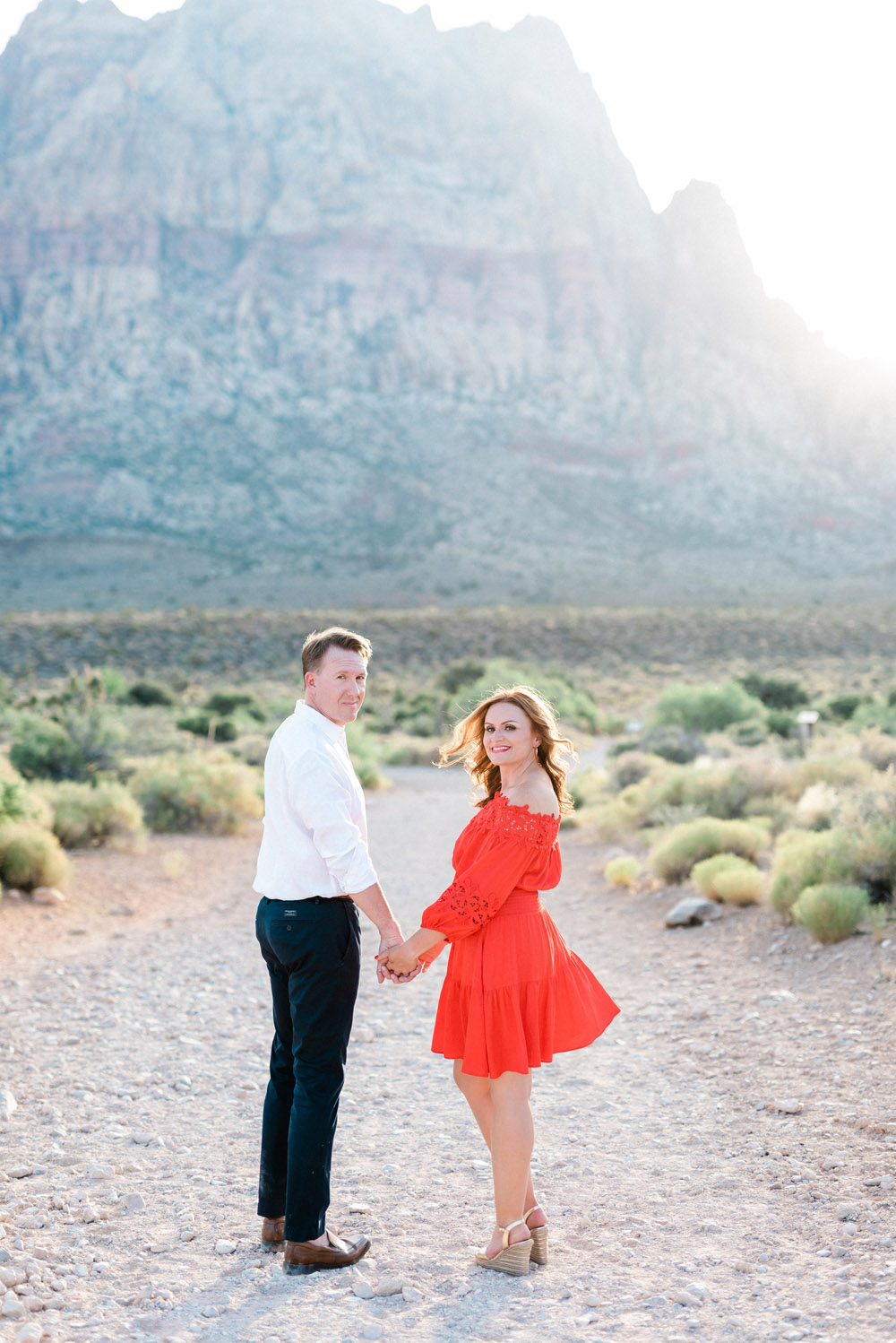 Las Vegas Desert Engagement Session | Kristen Marie Weddings + Portraits