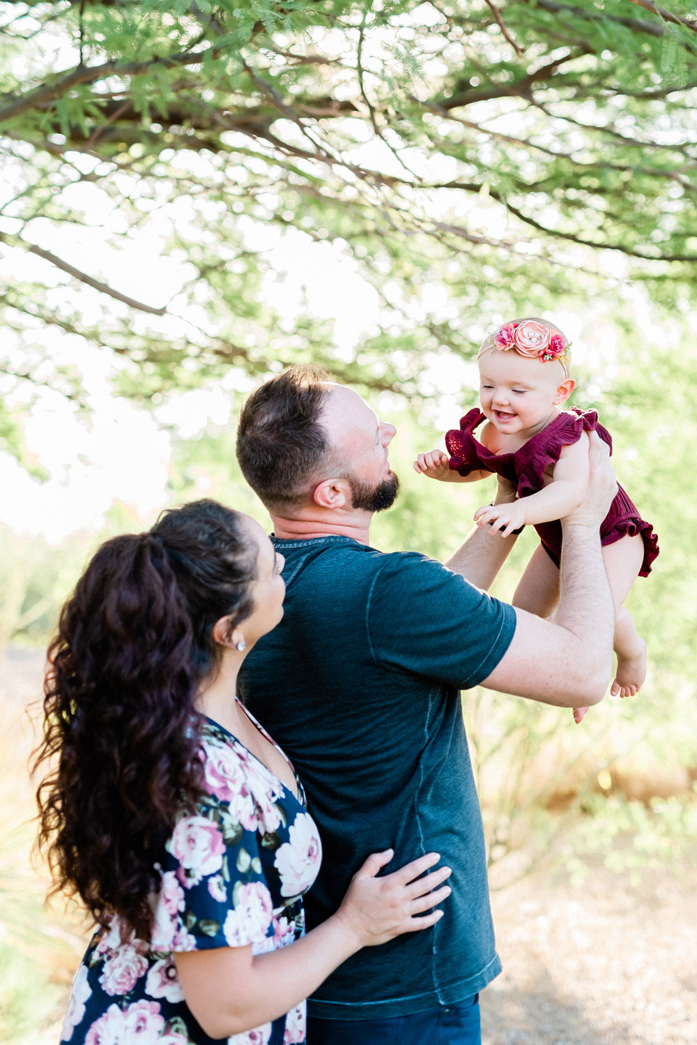 1 Year Old Cake Smash Photoshoot | Kristen Marie Weddings + Portraits, Las Vegas Family Photographer