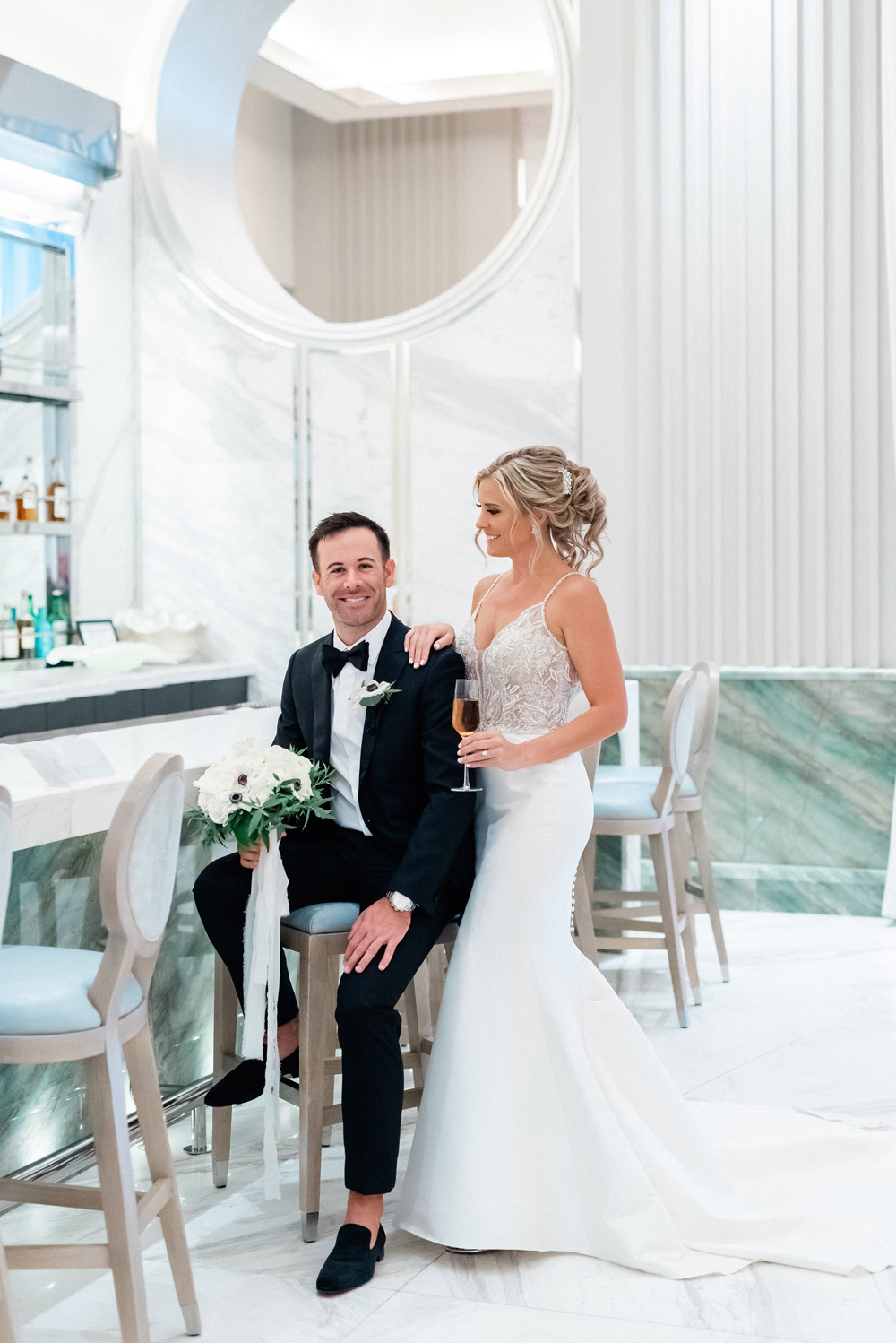 Resorts World Las Vegas Wedding | Kristen Marie Weddings + Portraits